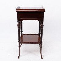 E. W. Godwin, attributed. For Collinson & Lock. An Aesthetic Movement Mahogany Side Table - Thumbnail 20