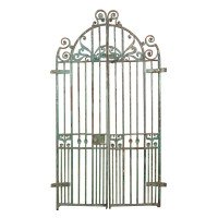 An Exceptional Period Pair of Arts & Crafts Hand-hammered & Wrought Iron Gates - Thumbnail 1