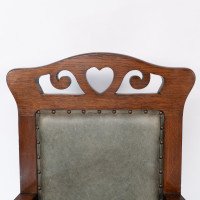 Heal and Son, Attributed – Arts and Crafts Oak Six Legged Armchair - Thumbnail 8