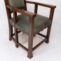 Heal and Son, Attributed – Arts and Crafts Oak Six Legged Armchair - Thumbnail 13