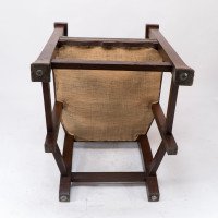 Heal and Son, Attributed – Arts and Crafts Oak Six Legged Armchair - Thumbnail 20
