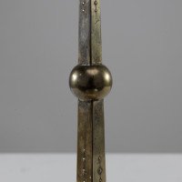 WMF an Arts & Crafts Silver-plated Candlestick with Bowl Shaped Drip Tray & Base - Thumbnail 8