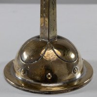 WMF an Arts & Crafts Silver-plated Candlestick with Bowl Shaped Drip Tray & Base - Thumbnail 11