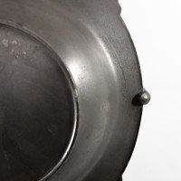 Urania. An Art Nouveau Pewter Fruit Bowl with a Loop Handle Floral Decoration - Thumbnail 17