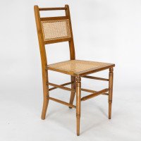 E. W. Godwin, attributed. A Set of Four Anglo-Japanese Cane Seat Chairs - Thumbnail 4