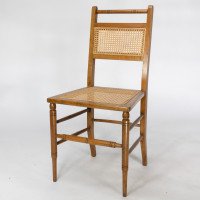 E. W. Godwin, attributed. A Set of Four Anglo-Japanese Cane Seat Chairs - Thumbnail 6
