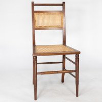 E. W. Godwin, attributed. A Set of Four Anglo-Japanese Cane Seat Chairs - Thumbnail 9