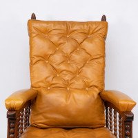 Philip Webb for Morris & Co. – Aesthetic Movement Oak Reclining Armchair - Thumbnail 8