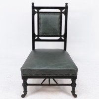 Gillow and Co. – Anglo-Japanese Nursing Chair with Thebes-Style Turnings - Thumbnail 2