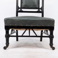 Gillow and Co. – Anglo-Japanese Nursing Chair with Thebes-Style Turnings - Thumbnail 11
