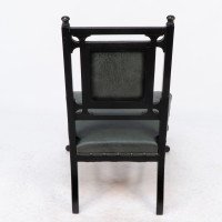 Gillow and Co. – Anglo-Japanese Nursing Chair with Thebes-Style Turnings - Thumbnail 14