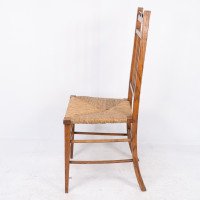E. A. Taylor, attributed. For Wylie & Lochhead. A Pair of Arts & Crafts Side Chairs - Thumbnail 6
