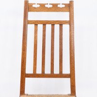 E. A. Taylor, attributed. For Wylie & Lochhead. A Pair of Arts & Crafts Side Chairs - Thumbnail 8