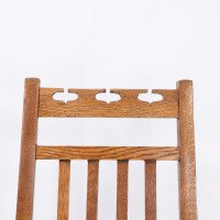 E. A. Taylor, attributed. For Wylie & Lochhead. A Pair of Arts & Crafts Side Chairs - Thumbnail 9