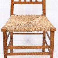E. A. Taylor, attributed. For Wylie & Lochhead. A Pair of Arts & Crafts Side Chairs - Thumbnail 11