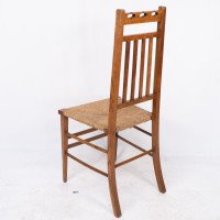 E. A. Taylor, attributed. For Wylie & Lochhead. A Pair of Arts & Crafts Side Chairs - Thumbnail 15