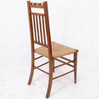 E. A. Taylor, attributed. For Wylie & Lochhead. A Pair of Arts & Crafts Side Chairs - Thumbnail 17
