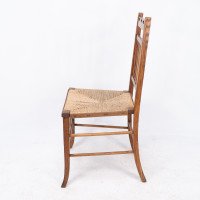E. A. Taylor, attributed. For Wylie & Lochhead. An Arts & Crafts Side or Bedroom Chair - Thumbnail 4