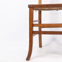 E. A. Taylor, attributed. For Wylie & Lochhead. An Arts & Crafts Side or Bedroom Chair - Thumbnail 9