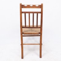 E. A. Taylor, attributed. For Wylie & Lochhead. An Arts & Crafts Side or Bedroom Chair - Thumbnail 14