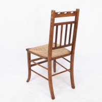 E. A. Taylor, attributed. For Wylie & Lochhead. An Arts & Crafts Side or Bedroom Chair - Thumbnail 13
