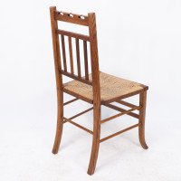 E. A. Taylor, attributed. For Wylie & Lochhead. An Arts & Crafts Side or Bedroom Chair - Thumbnail 15