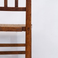 E. A. Taylor, attributed. For Wylie & Lochhead. An Arts & Crafts Side or Bedroom Chair - Thumbnail 17