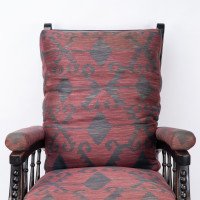 Philip Webb for Morris & Co – Aesthetic Ebonised Walnut Reclining Armchair - Thumbnail 7