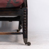 Philip Webb for Morris & Co – Aesthetic Ebonised Walnut Reclining Armchair - Thumbnail 14