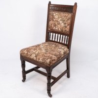 E. W. Godwin, attributed. A Set of Four Aesthetic Movement Oak Dining Chairs - Thumbnail 5