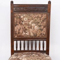 E. W. Godwin, attributed. A Set of Four Aesthetic Movement Oak Dining Chairs - Thumbnail 8