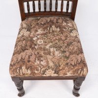E. W. Godwin, attributed. A Set of Four Aesthetic Movement Oak Dining Chairs - Thumbnail 12