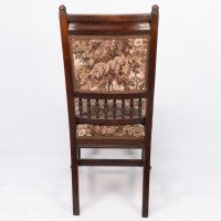 E. W. Godwin, attributed. A Set of Four Aesthetic Movement Oak Dining Chairs - Thumbnail 18