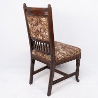 E. W. Godwin, attributed. A Set of Four Aesthetic Movement Oak Dining Chairs - Thumbnail 19