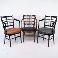 James Plucknett, attributed. Probably for Collier & Plucknett. A Jacobean/Old English Aesthetic Movement Armchair - Thumbnail 20