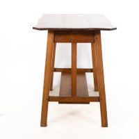 Liberty & Co – Arts and Crafts Oak Oblong Side Table - Thumbnail 4