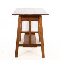 Liberty & Co – Arts and Crafts Oak Oblong Side Table - Thumbnail 5
