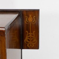 Liberty & Co., attributed. An Arts & Crafts Coal Purdonium with Inlaid Floral Details - Thumbnail 11