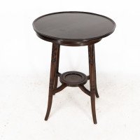 An Anglo-Japanese Walnut Side Table with Revolving Top - Thumbnail 7