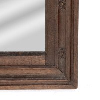 A Gothic Revival Oak Mirror Surmounted with a Carved Eagle to the Top - Thumbnail 8