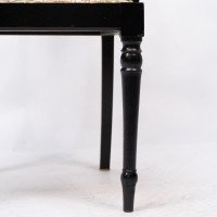 Morris & Co. Arts and Crafts Beech Armchair with Morris Fabric Seat - Thumbnail 14