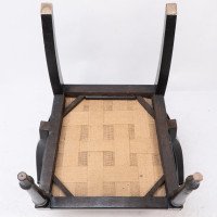 Morris & Co. Arts and Crafts Beech Armchair with Morris Fabric Seat - Thumbnail 20