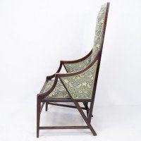 Giacomo Cometti, a Sophisticated Anglo-Japanese Style Armchair of Angular Design - Thumbnail 4