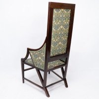 Giacomo Cometti, a Sophisticated Anglo-Japanese Style Armchair of Angular Design - Thumbnail 17