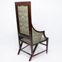 Giacomo Cometti, a Sophisticated Anglo-Japanese Style Armchair of Angular Design - Thumbnail 15