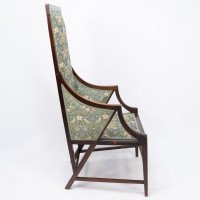 Giacomo Cometti, a Sophisticated Anglo-Japanese Style Armchair of Angular Design - Thumbnail 5