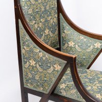 Giacomo Cometti, a Sophisticated Anglo-Japanese Style Armchair of Angular Design - Thumbnail 10