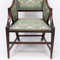 Giacomo Cometti, a Sophisticated Anglo-Japanese Style Armchair of Angular Design - Thumbnail 9