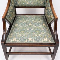 Giacomo Cometti, a Sophisticated Anglo-Japanese Style Armchair of Angular Design - Thumbnail 8