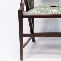 Giacomo Cometti, a Sophisticated Anglo-Japanese Style Armchair of Angular Design - Thumbnail 12